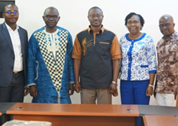 Visit of Prof. André-Ledoux Njouonkou at the University of Parakou, Benin.