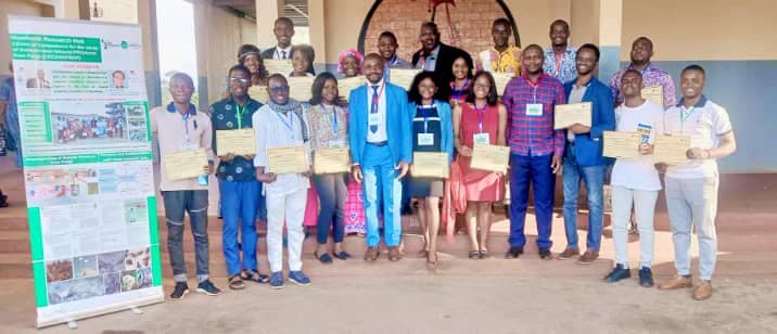 Fifteen participants from five states Universities with their certificates.