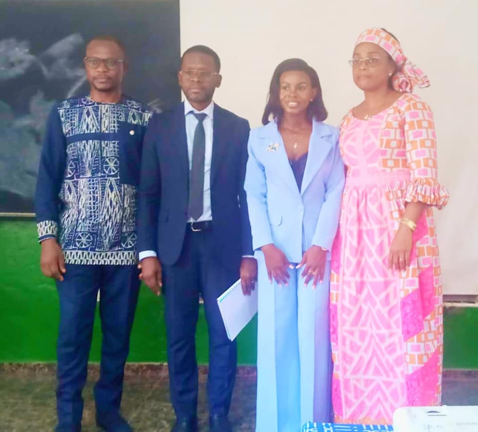 Ms. NGAMBE SIKAPING Naomi Sorel and her jury during her MSc defense on the chemical investigation of Fusarium sp., a coprophilous fungus from Dromedary feces (May 15, 2024).